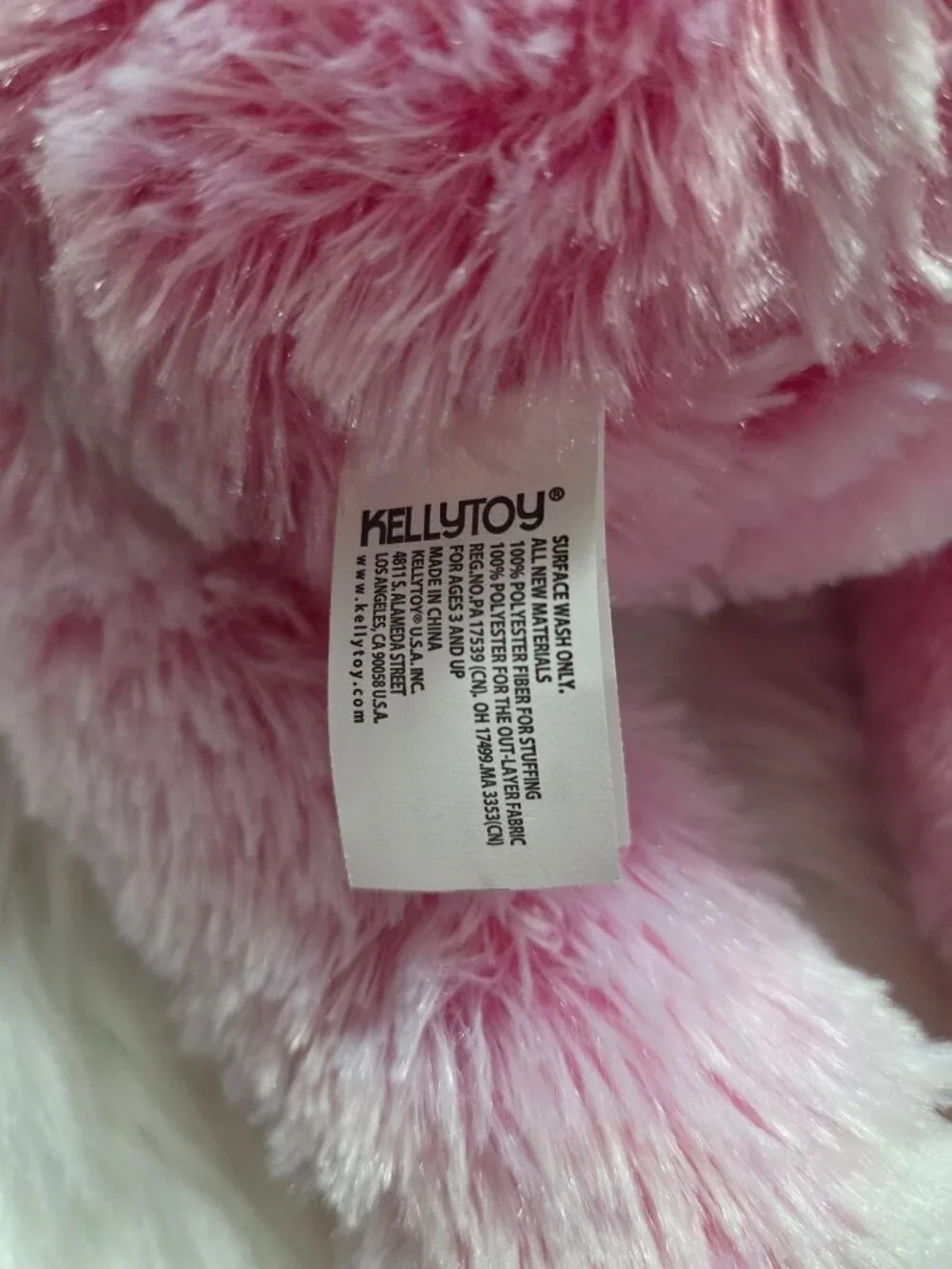 Pink Stuffed Sloth Toy